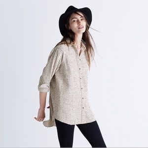 Madewell oversized ex-boyfriend shirt XXS